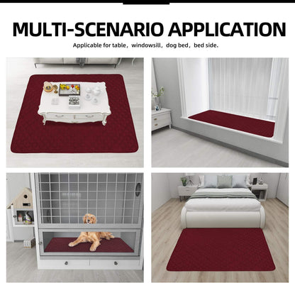 Easy-Going Sectional Couch Covers for Dogs L Shape Sofa Cover Reversible Sofa Slipcover Chaise Lounge Cover Furniture Protector Cover for Pets Dog Cat (42 x 68 inches, Christmas Red/Christmas Red)