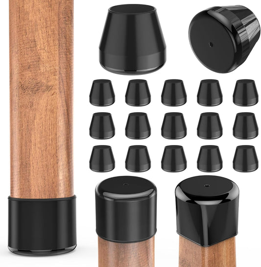 Furniture Sliders,16 PCS Chair Leg Sliders for Carpet, Furniture Movers Sliders, Carpet Chairs Furniture Glides, Floor Protectors, Carpet Moving Sliders Easily Move.(Black, Fit:1.62-2").