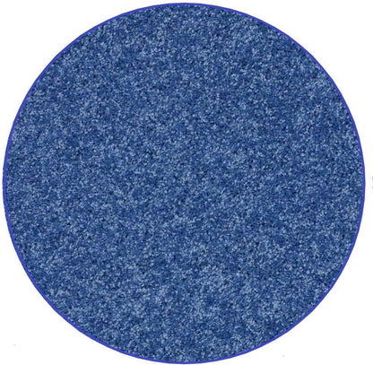 KOECKRITZ Soft and Colorful Kids Classroom Area Rugs (Passes Flammability Pill Test) Many Sizes and Bright Colors to Select from (9' Round, Royal)