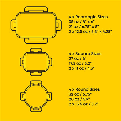 JoyJolt 24pc Borosilicate Glass Storage Containers with Lids | 12 Airtight/Freezer Safe Food Storage Containers for Pantry and Kitchen | Meal Prep Container for Lunch | Glass Tupperware Set