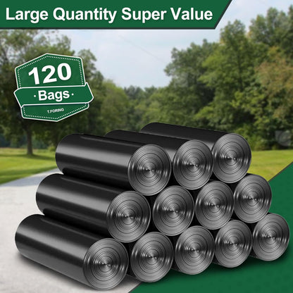 55-60 Gallon Black Trash Bags 120 Count - 40''x53'' Extra Large 50+ Gallon Garbage Bags,Unscented Strong Huge Can Liners for Construction Industrial Yard Outdoor Commercial