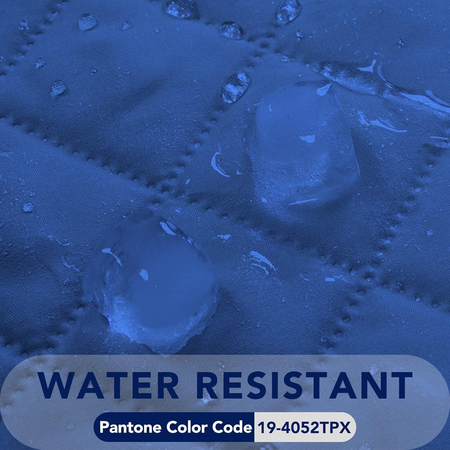 PureFit Reversible Quilted Sofa Cover, Water Resistant Slipcover Furniture Protector, Washable Couch Cover with Non Slip and Elastic Straps for Kids, Pets (Loveseat, Classic Blue/Ivory)