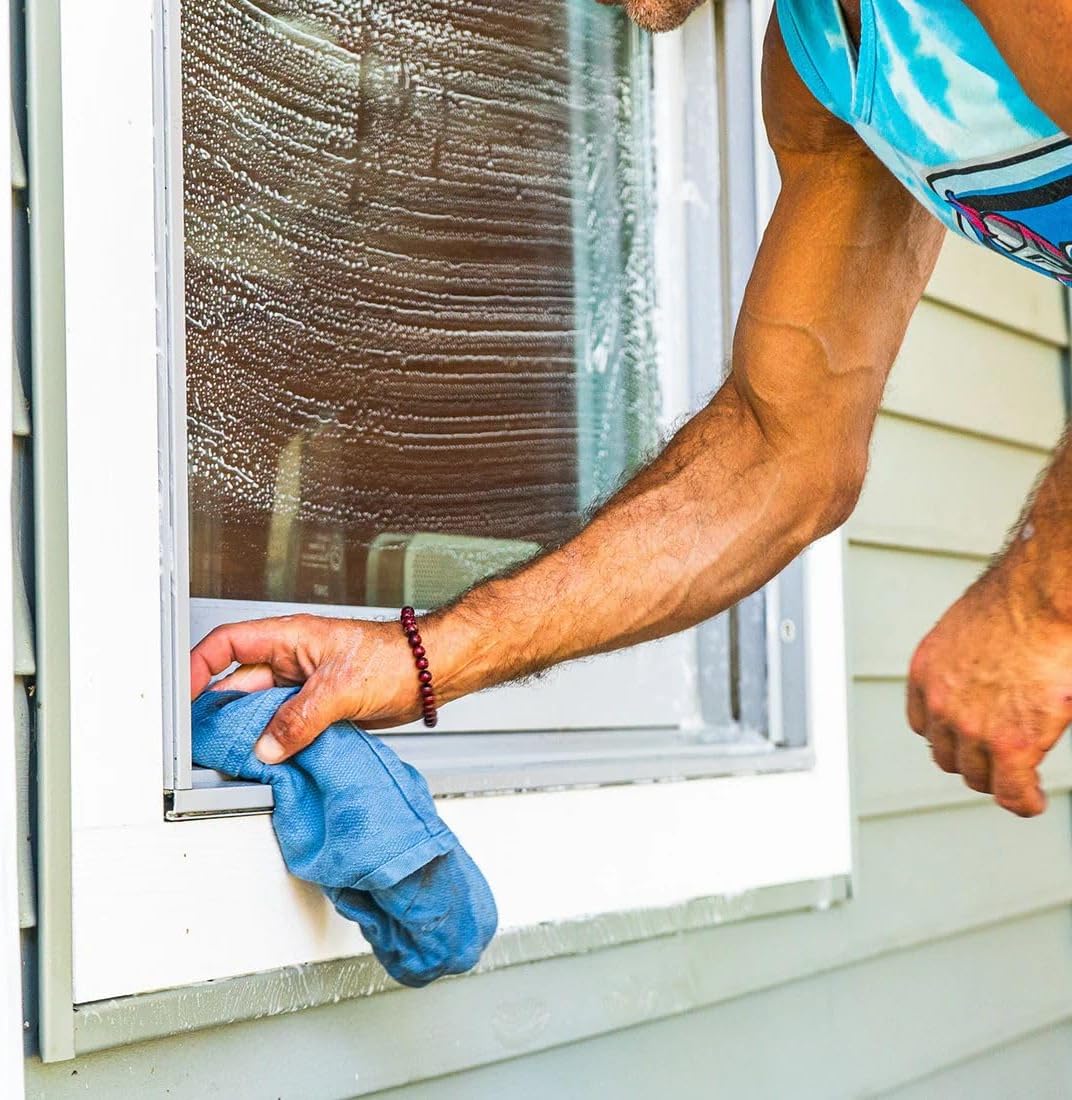 XERO Recycled Surgical Towels - Eco-Friendly Cleaning Cloths for Professional Window Cleaners, Home & Car Detailing - 100% Cotton, Absorbent, Machine Washable Approximately 24"x16" 12 Pack