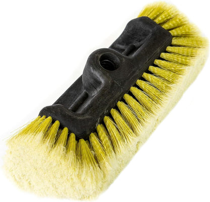 DOCA Scrub Brush Attachment for Long Handle Extension Pole - Outdoor Broom and Scrubbing Brush for House Floor, Deck, Patio, Car - Car Wash Brush