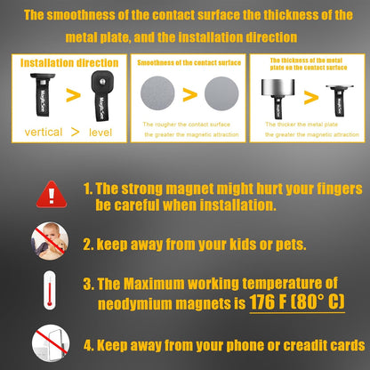 2 Pack Heavy Duty Magnetic Hook Straps for Extension Cords, Powerful Cruise Garage Storage Hook Ties for Hanging Cables, Garden Hoses Ropes, Workshop Tool Box Magnet Organize Hangers for Tools