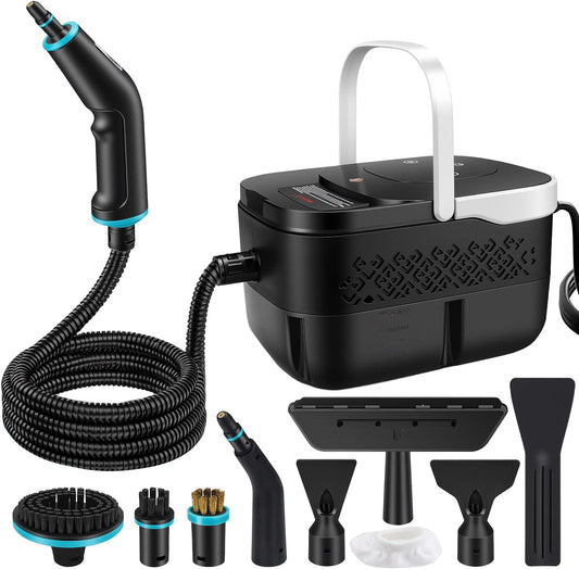 Steam Cleaner for Home, 2500W Portable Handheld Steamer for Cleaning, Large Capacity Tank Pressurized Steam Cleaning Machine for Car, Bathroom, Kitchen, Furniture, Grout, Floor, Tile