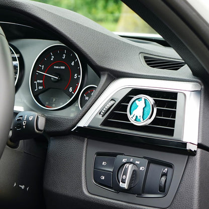 Dog Car Diffuser Vent Clips Essential Oil Car Diffuser Aromatherapy Vent Clip Air Freshener Car Accessories for Women Mother's Birthday with 10 Refill Pads