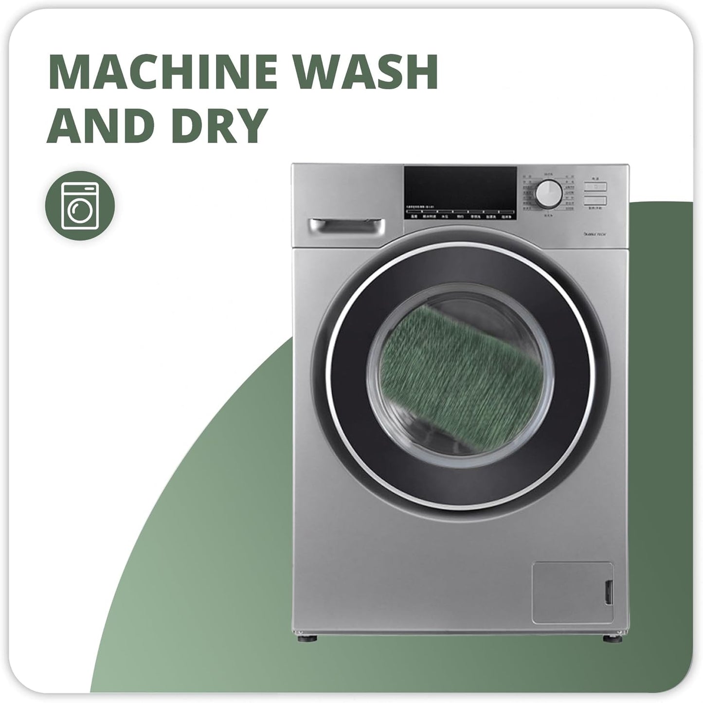 Bath Mat,Ultra Thin Bathroom Runner Rugs,Large Bath Mats for Bathroom,Quick Dry,Non-Slip,Machine Washable,Low Pile,Bath Rug,Shower Outside,Sink,Home Decor Accessories.Green,1'5"x4'11"（17x59inch）