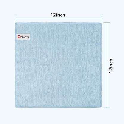 Orighty Microfiber Washcloths Bulk Towels Set 100 Pack, Highly Absorbent and Soft Feel Face Cloths, Multi-Purpose Wash Cloths & Hand Towels for Bathroom, Hotel, Spa, and Gym, 12x12 Inch, Multi-Color