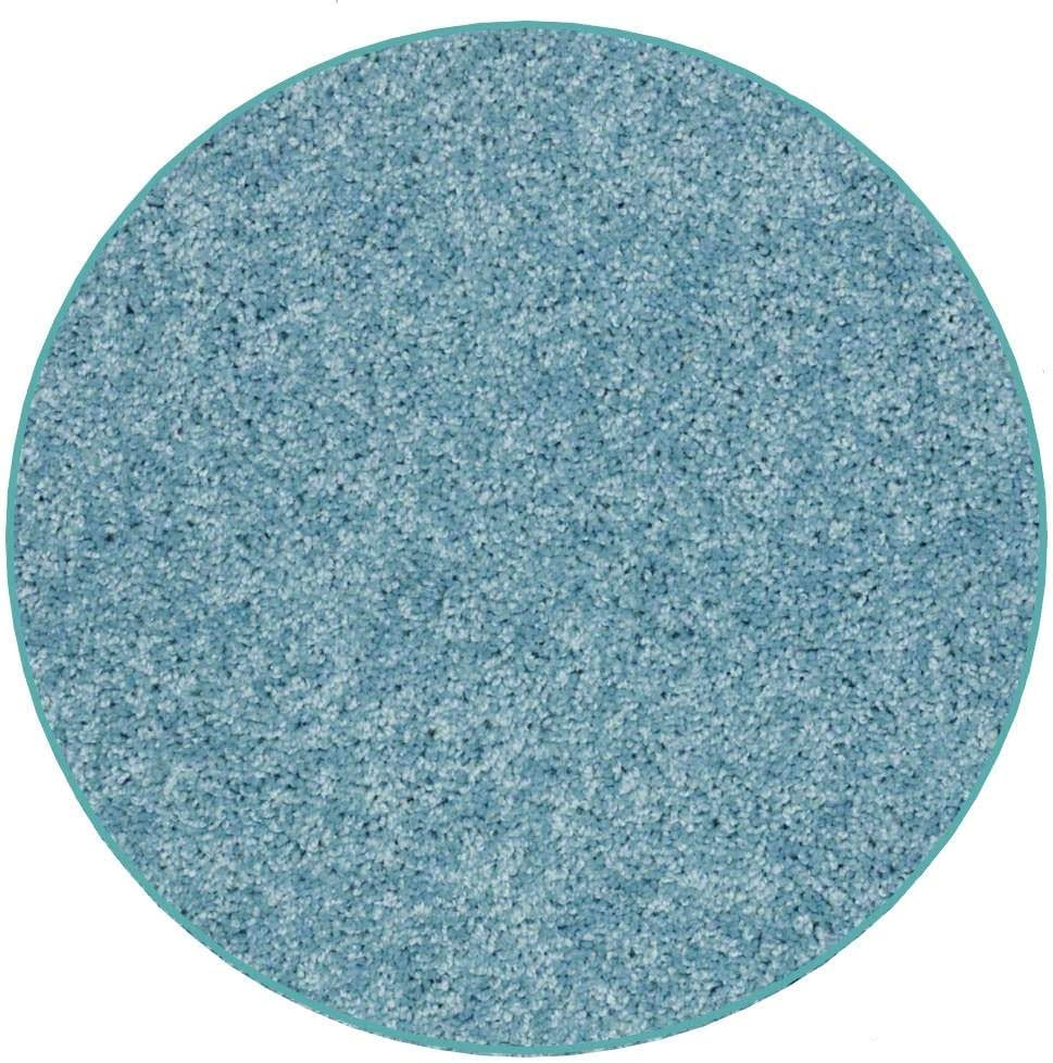 KOECKRITZ Soft and Colorful Kids Classroom Area Rugs (Passes Flammability Pill Test) Many Sizes and Bright Colors to Select from (5' Round, Surf)