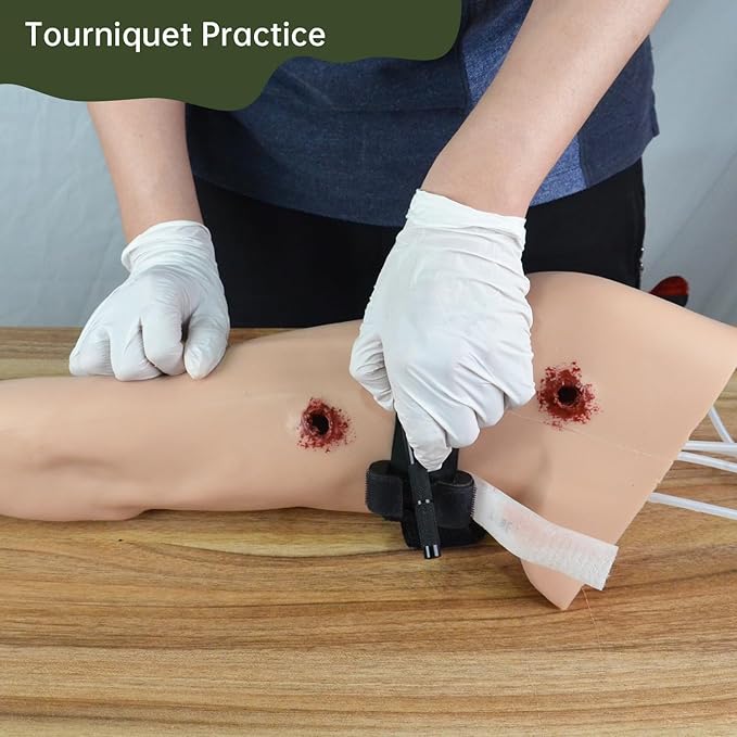 Arm Wound Packing Trainer,Hemorrhage Control Simulator for Tourniquet Training, Stop The Bleed Practice Kit