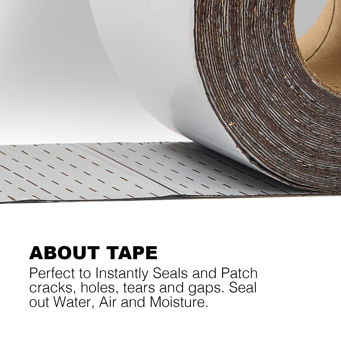 White RV Roof Sealant Tape, 2" x 25' Waterproof Repair Seal Tape – Extra Thick, UV-Resistant, Weatherproof Patch for Permanent Leak Sealing on RVs, Trailers, and Mobile Homes