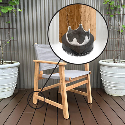 Gorilla Outdoor 1 inch Furniture Feet Floor Protectors/Weatherproof Berber Glides (Set of 8) Hammer On Furniture Pads for Outdoor & Indoor Use