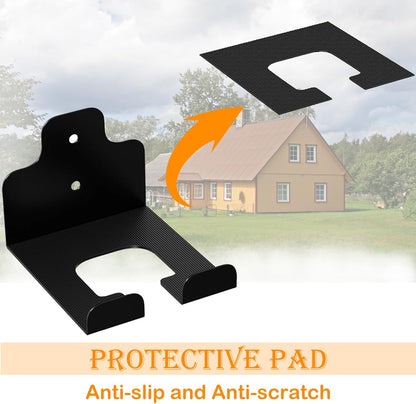 Garage Organizer Trimmer Rack, Wall Mounted Tool Hanger for Grass Trimmer, Hedge Trimmer, Weed Whackers & Garden Tools – Heavy Duty, Space-Saving, Anti-Rust Storage Rack for Garage & Home,1 PCS