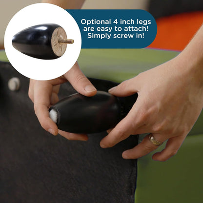 Children's Factory As We Grow Chair and Couch, Flexible Seating for Daycare or Preschool, Kids Reading Couch, Playroom Furniture, Sage