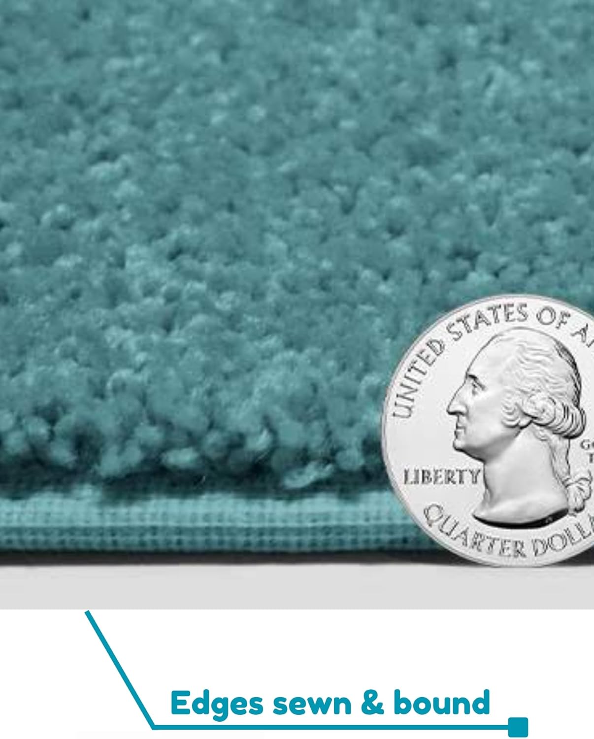 KOECKRITZ Soft and Colorful Kids Classroom Area Rugs (Passes Flammability Pill Test) Many Sizes and Bright Colors to Select from (10' Round, Surf)