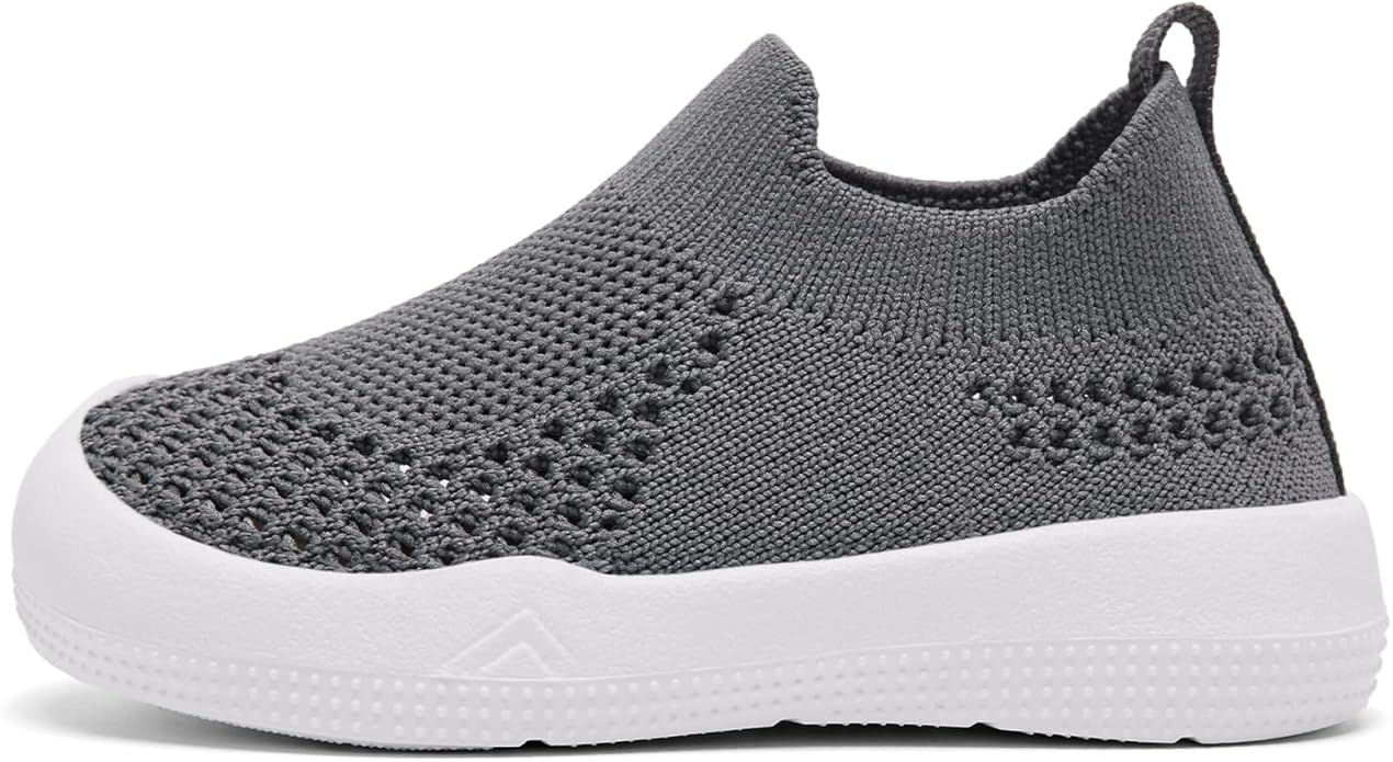 Eashi Baby Boy Girl Non-Skid Indoor Infant Walking Shoes Breathable Warm Elastic Sock Shoes with Memory Sole Protect Toes Outdoor Sneakers