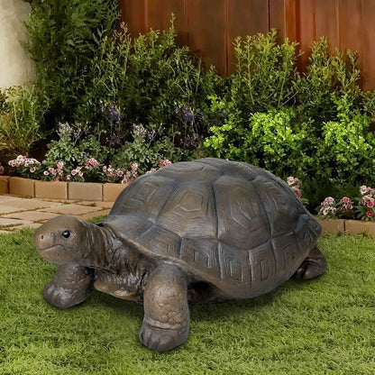 SKYFIRE Turtle Statues for Garden - 29.5' x 15.7' x 11.8' Fiber Reinforced Concrete Figurines, Garden Sculptures & Decor for Outdoors, Lawn, Yard - Outdoor Ornaments Gardening Gifts