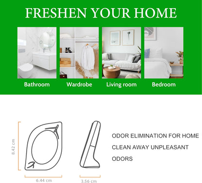 Air Freshener for Home, 4 Pack, Cedar, Odor Eliminator for Small Area Closets Bathroom Pets Strong Odor, Up to 120 Days