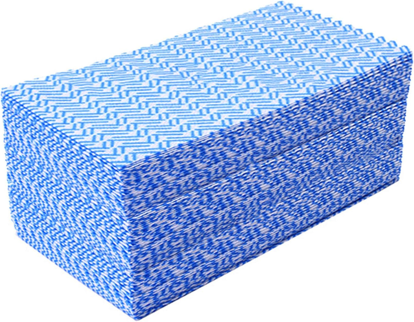 KMAKII Handi Wipe Reusable Cloths - Multi-Purpose Disposable Dish Cloths and Towels, Ultra Absorbent, Fast-Dry, Durable Cleaning Wipes for Kitchen and Home, Blue, 11.8 x 21 inches, Pack of 80