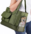 Dog Carrier, Cat Carrier, Pet Carrier, Foldable Waterproof Premium Oxford Cloth Dog Purse, Portable Bag Carrier for Small to Medium Cat and Small Dog
