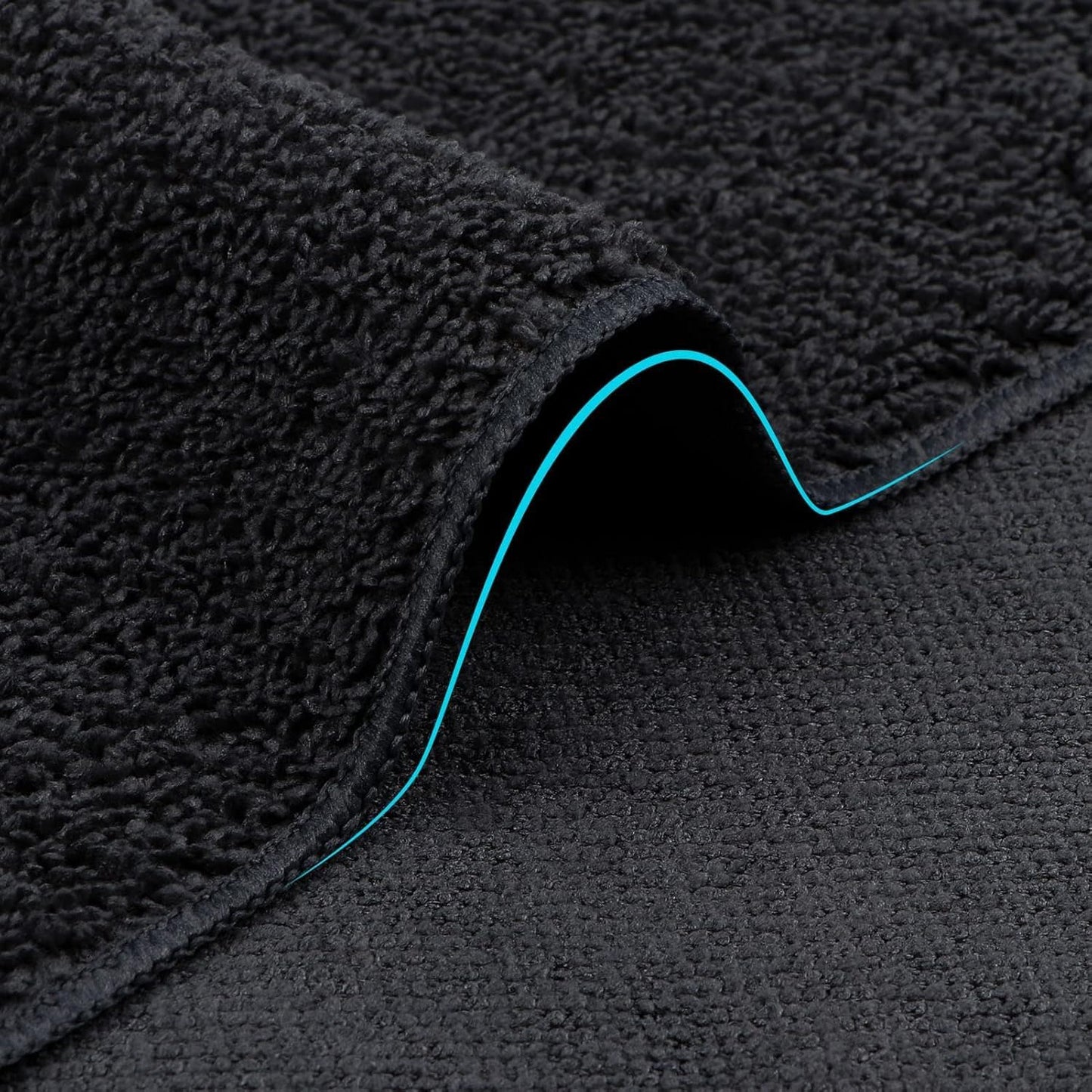 Orighty Microfiber Washcloths Bulk Towels Set 100 Pack, Highly Absorbent and Soft Feel Face Cloths, Multi-Purpose Wash Cloths & Hand Towels for Bathroom, Hotel, Spa, and Gym, 12x12 Inch, Black