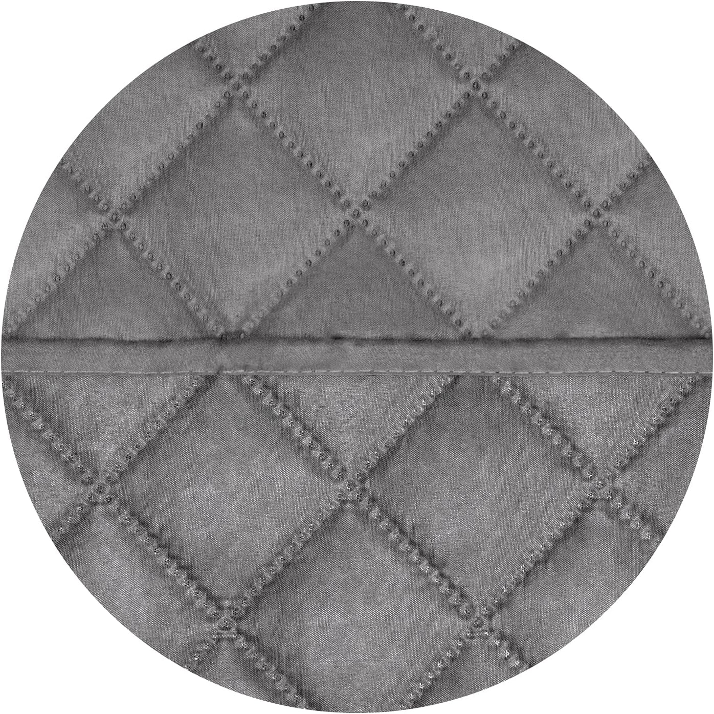 PureFit Reversible Quilted Sofa Cover, Water Resistant Slipcover Furniture Protector, Washable Couch Cover with Non Slip and Elastic Straps for Kids, Dogs, Pets (Oversized Recliner, Gray/Gray)