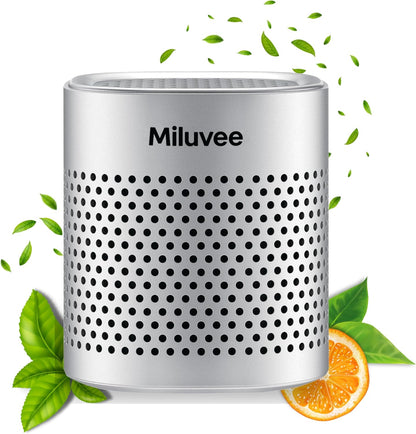 Premium Refrigerator Deodorizer, 10-Year Reusable Odor Eliminator for Car, Closet, Fridge, Shoe, Basement | No Power, No Refill, No Scent Air Purifier, Outperforms Baking Soda Charcoal Bags