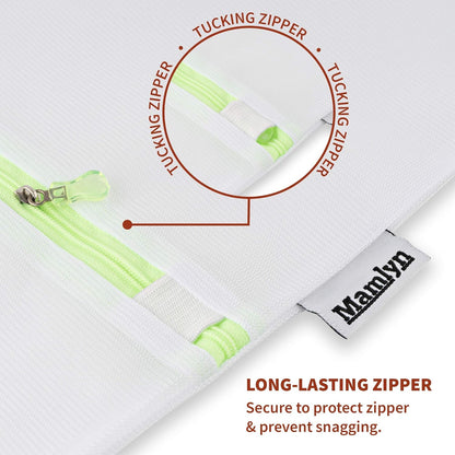 Mesh Laundry Bag for Delicates, Wash Bag for Underwear and Lingerie, Makeup Organizer Bag (1 Large)