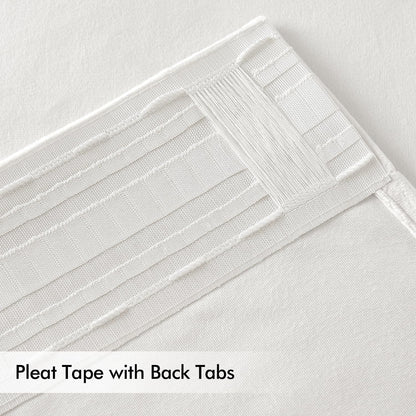 MIULEE White Velvet Curtains 90 inches Long 2 Panels - Luxury Pinch Pleated Room Darkening Window Drapes for Bedroom Living Room Thermal Insulated Super Soft, Back Tab Rod Pocket Elegant Decor