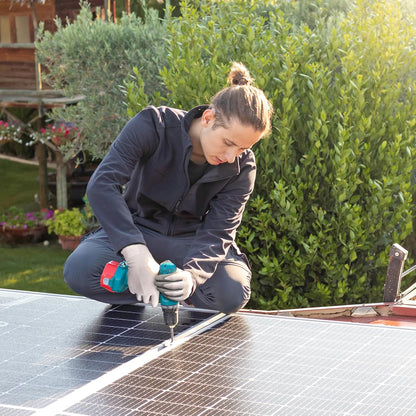 Kebada W1 Work Gloves for Men and Women, 12 Pairs Touchscreen Safety Gloves with Grip, PU-Coated, Ideal for Light & Medium Duty Tasks, White, XX-Large