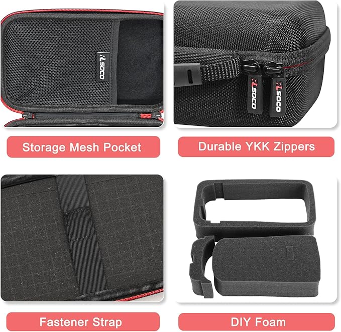 RLSOCO Hard Case Compatible With Midland ER210/ER310/ER310PRO/ER300/ER50/ER40/ER10VP Emergency Crank Weather AM/FM Radio (Case Only)