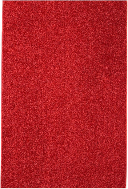 KOECKRITZ Soft and Colorful Kids Classroom Area Rugs (Passes Flammability Pill Test) Many Sizes and Bright Colors to Select from (4' x 6', Fire Engine)