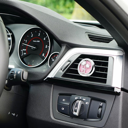 Car Diffuser Vent Clip 30mm Aromatherapy Essential Oil Automotive Diffuser Air Fresheners Vent Clips Car Accessories for Women Birthday Gifts (Flamingo)