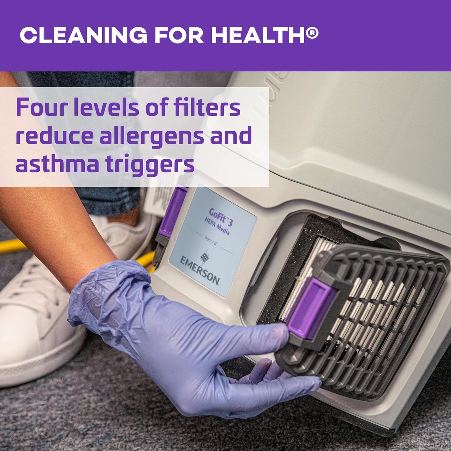 ProTeam GoFit 3 Commercial Backpack Vacuum with Xover Multi-Surface Telescoping Wand Tool Kit, 3 qt, Corded