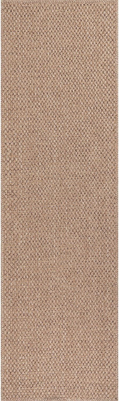CAMILSON Easy Jute Rug 2x3, Indoor Outdoor Natural Color Farmhouse Area Rugs for Living Room and Kitchen Rug, Solid Boho Woven Design, Easy-Cleaning, Washable Outside Carpet Alfombras (2 x 3)