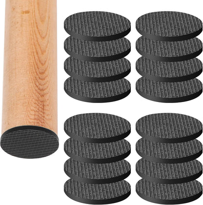 CHUNZEXI Non Slip Furniture Pads - 16 Premium Furniture Grippers Self Adhesive Rubber Furniture Feet, Anti Slide Furniture Hardwood Floor Protector for Keep Couch Stoppers (2 inch Round)