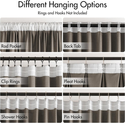 MIULEE Gold Velvet Curtains 84 inches 2 Panels - Luxury Room Darkening Window Drapes for Bedroom Living Room Thermal Insulated Super Soft Blackout, Back Tab Rod Pocket Pinch Pleated, W52 x L84