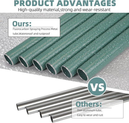 Wind-Chimes-Outdoor-Deep-Tone, Large Soothing Melodic Tones Windchimes, Wind Chimes for Outside, Memorial Wind Chime Best Gift for Mom Women Grandma Neighbors(32" Cyan Coated Aluminum)