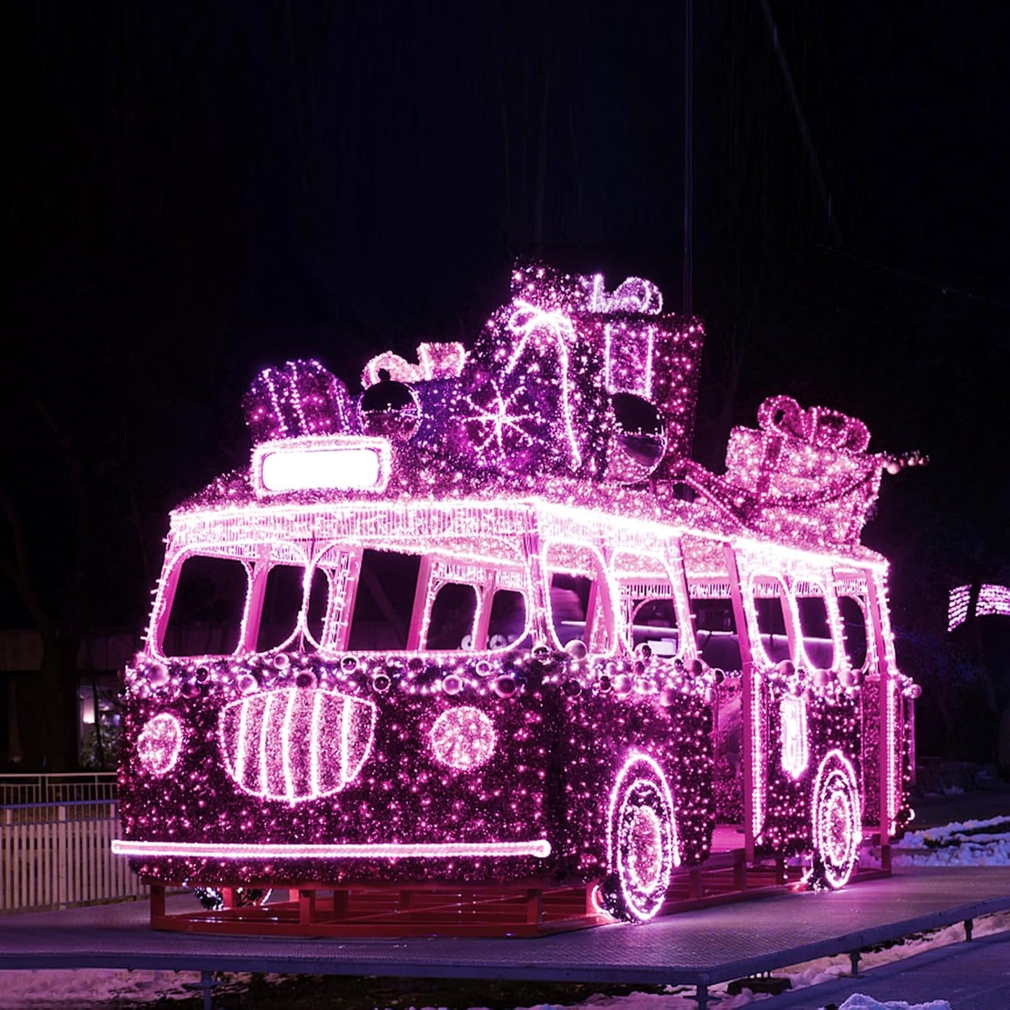 suddus Pink Fairy Lights Battery Operated Outdoor Waterproof, 33ft 100 Led String Lights with Remote, Twinkle Lights for Bedroom, Dorm, Tapestry, Christmas, Party Decorations