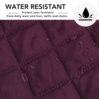 Easy-Going Sectional Couch Covers for Dogs L Shape Sofa Cover Reversible Sofa Slipcover Chaise Lounge Cover Furniture Protector Cover for Pets Dog Cat (42 x 68 inches, Wine/Wine)