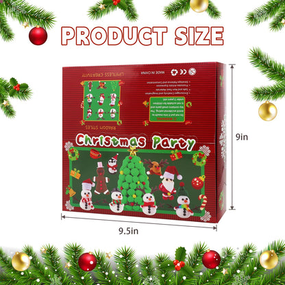 ISKIHO 9 Pack Christmas Snowman DIY Crafts Kit,Christmas Crafts for Kids,Build a Snowman Gingerbread Man,Santa,Penguins,Elk & Christmas Tree Kit Modeling Clay DIY Christmas Gifts Crafts