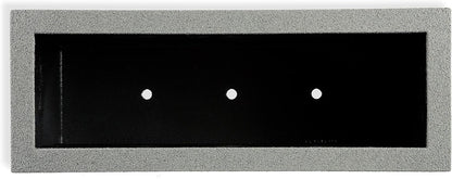 PolyStone Milan Tall Modern Outdoor/Indoor Rectangular Trough Planter, 46" L X 17" W X 19" H, Lightweight, Heavy Duty, Weather Resistant, Polymer Finish, Commercial and Residential (Gray Granite)