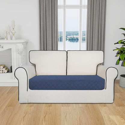 Easy-Going Sectional Couch Covers for Dogs L Shape Sofa Cover Reversible Sofa Slipcover Chaise Lounge Cover Furniture Protector Cover for Pets Dog Cat (30 x 50 inches, Dark Blue/Light Blue)