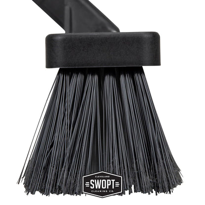 SWOPT 18” Standard Multi-Surface Push Broom Head — Indoor and Outdoor Push Broom — Cleaning Head Interchangeable with All SWOPT Cleaning Products for More Efficient Cleaning and Storage