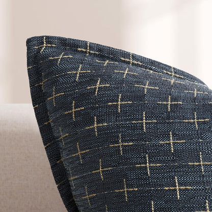 ZWJD Pillow Covers 26x26 Set of 2 Soft Polyester Textured Pillow Covers with Stylish Flange Edge Cozy Farmhouse Throw Pillows for Couch Bed Sofa Living Room