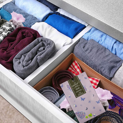 14 Packs Lilac Scented Sachets Bag for Drawers and Closets