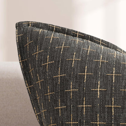 ZWJD Pillow Covers 24x24 Set of 2 Soft Polyester Textured Pillow Covers with Stylish Flange Edge Cozy Farmhouse Throw Pillows for Couch Bed Sofa Living Room