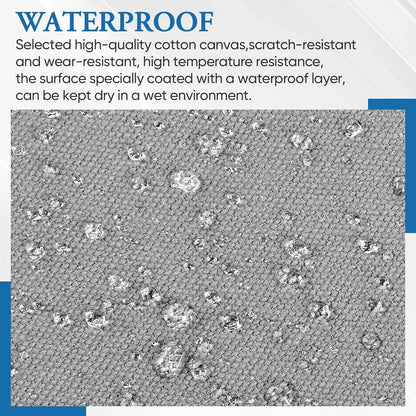 Canvas Patch 5.5 x 8 Inches 6Pcs Self-Adhesive Waterproof Canvas Patch Kit for Repairing Tents,Sofas,Boat Covers,Camping Chair,Awnings,Car Seats.(Gray)