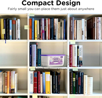 W&E Choice Moisture Absorbers with Lavender Scent, Portable Dehumidifier for Closet & Bathrooms, Kitchen, Humidity Absorber Odor Eliminator Absorber, 12Pack